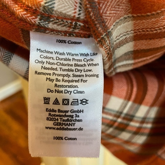 Eddie Bauer Classic Fit Mens Flannel Shirt, S - Picture 4 of 8